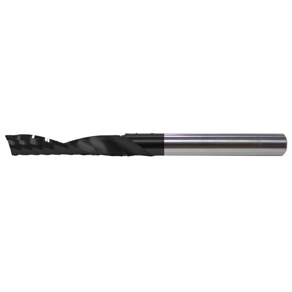 1/2x1x1/2x3 1FL Upcut O-Flute Xtreme Crescent End Router, PowerDLC